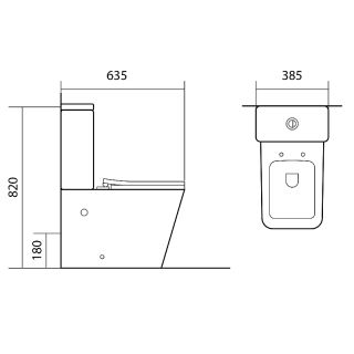 Унитаз Акватек Либра New AQ1263N-00 с бачком и сиденьем Микролифт